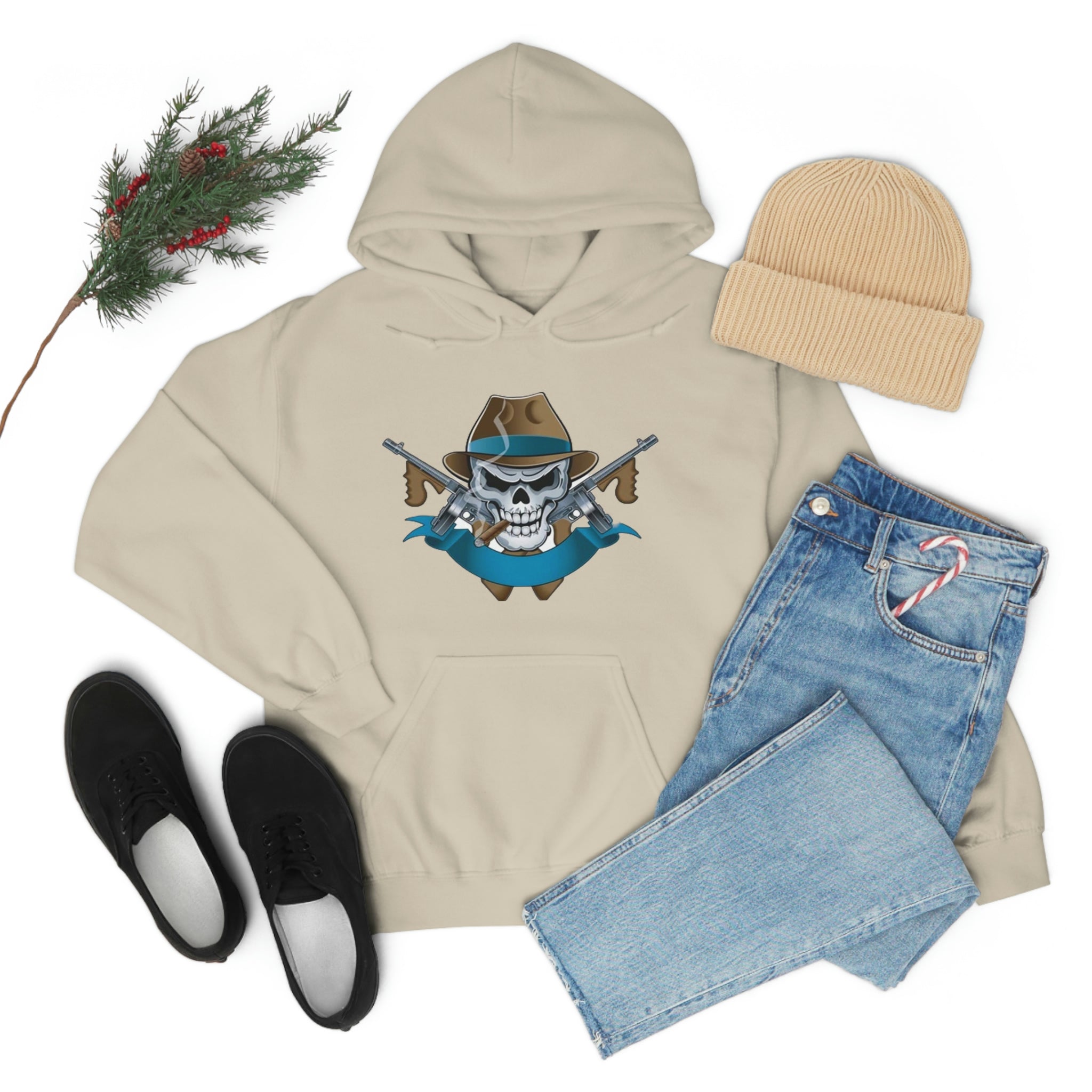 Skullhead- Heavy Blend™ Hooded Sweatshirt