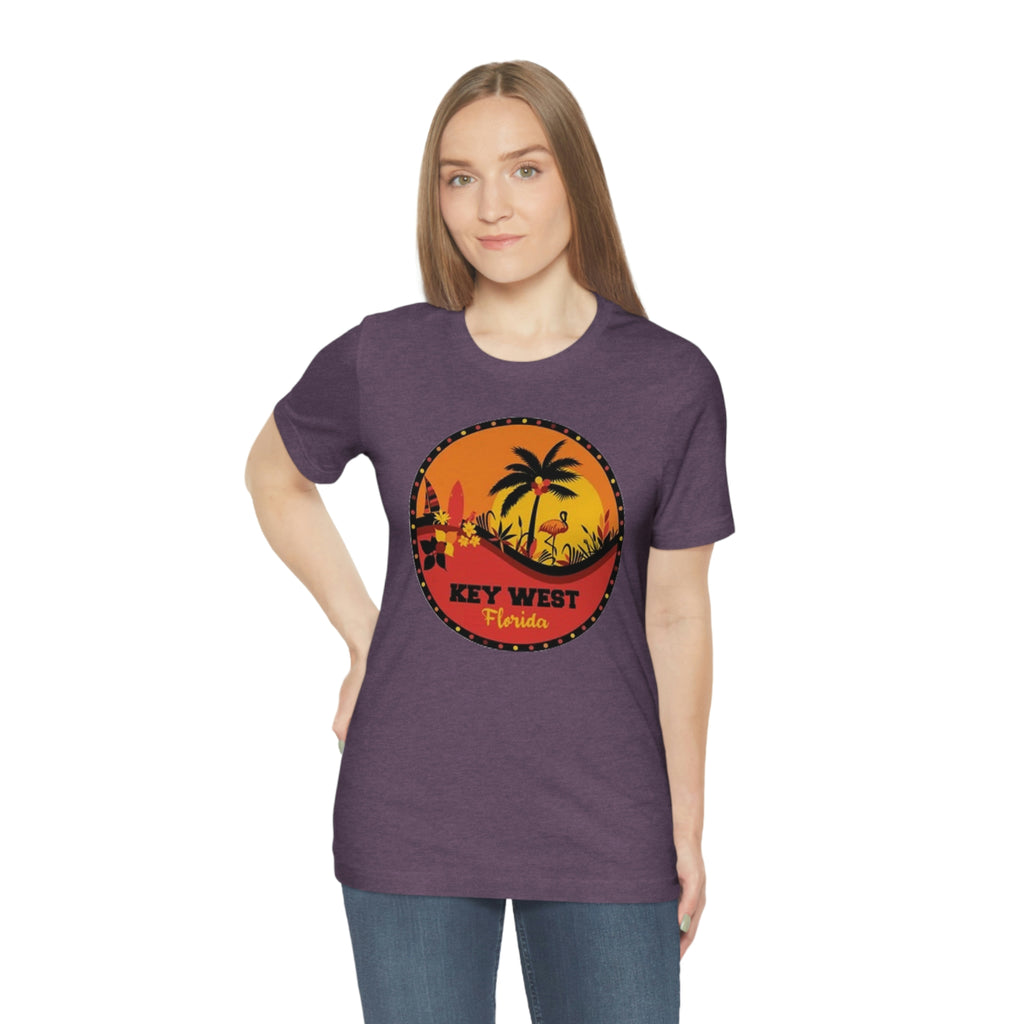 Key west Fl- Unisex Jersey Short Sleeve Tee