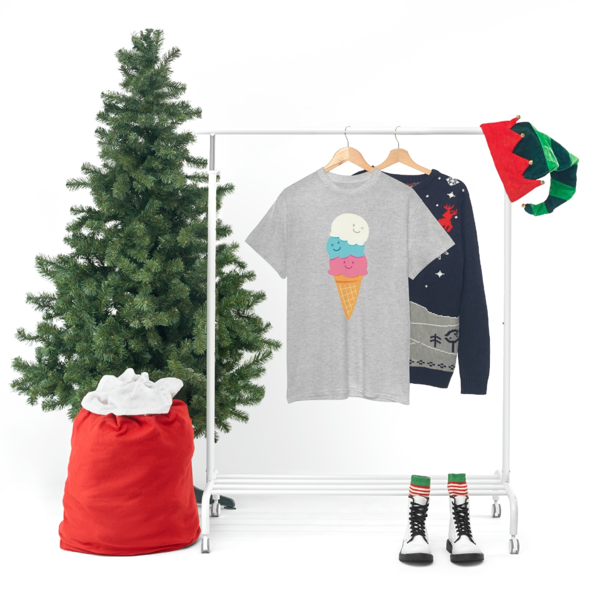 Ice cream- Unisex Heavy Cotton Tee