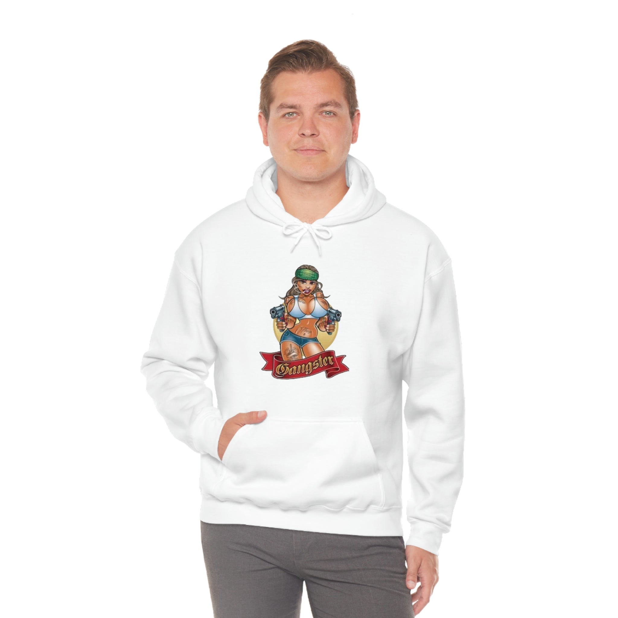 Girl gangster-Heavy Blend™ Hooded Sweatshirt