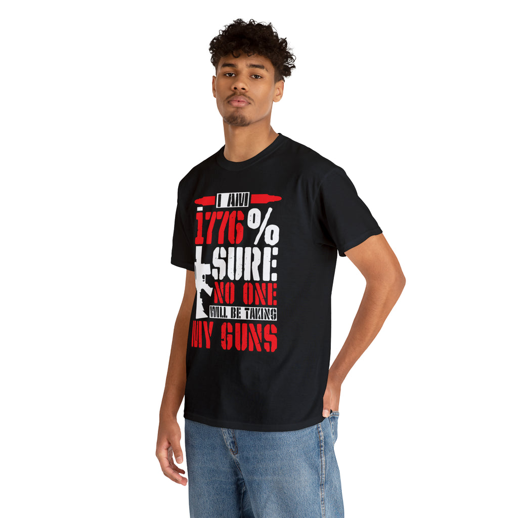 No one will be taking my guns- Heavy Cotton Tee