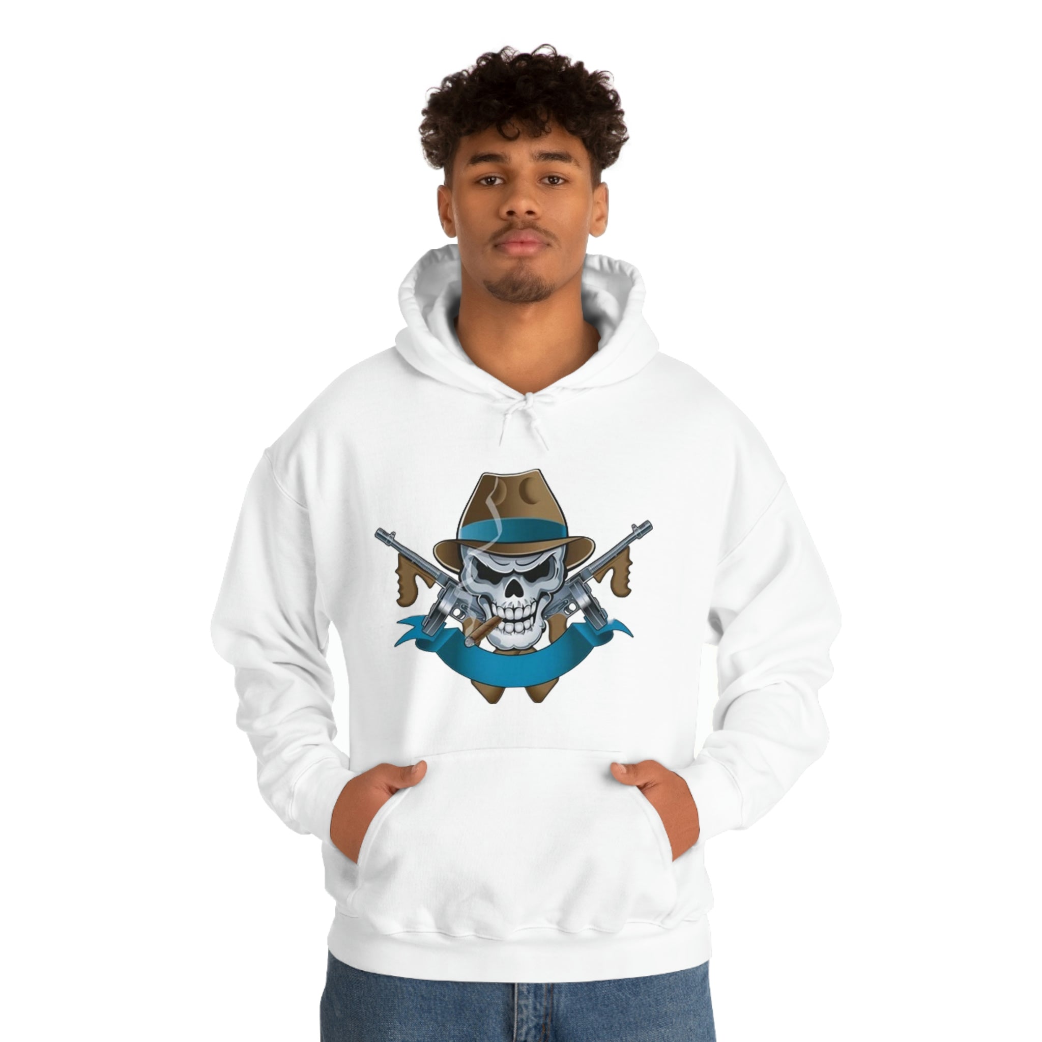 Skullhead- Heavy Blend™ Hooded Sweatshirt