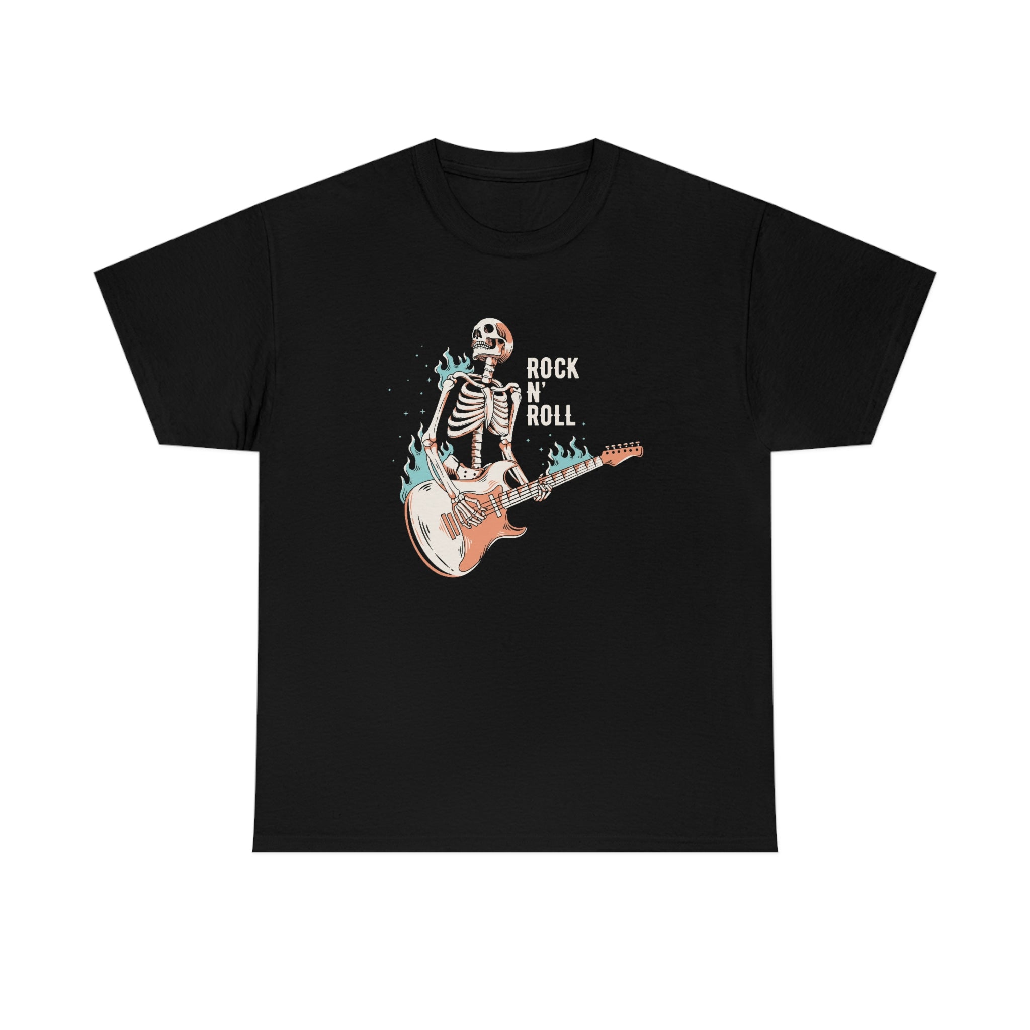 Rock and roll- Heavy Cotton Tee