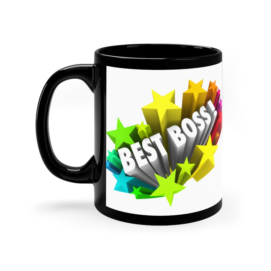 Best boss-11oz Black Mug