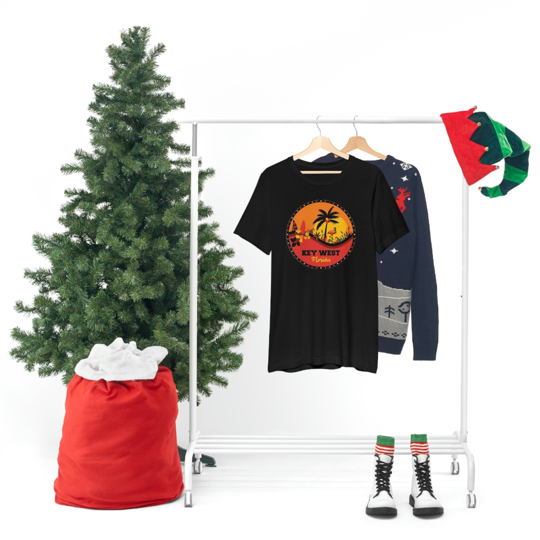Key west Fl- Unisex Jersey Short Sleeve Tee