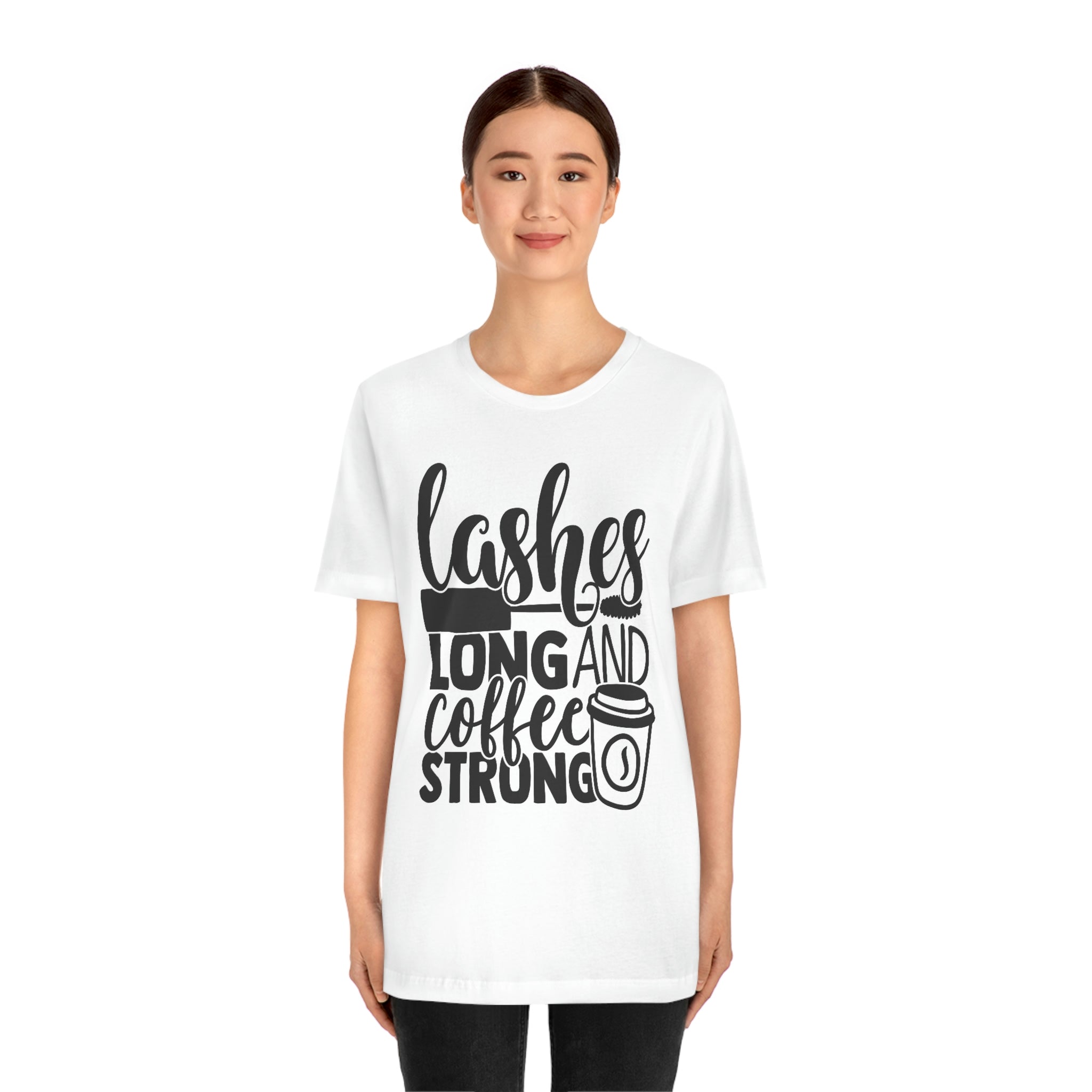 Lashes long— Jersey Short Sleeve Tee