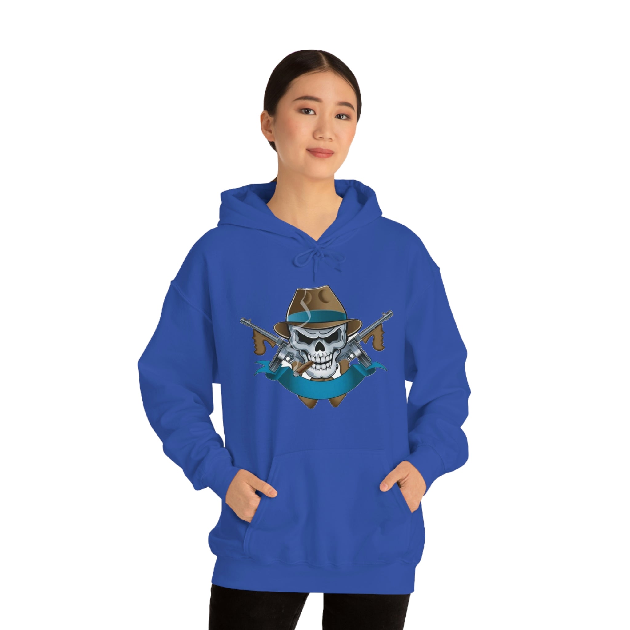 Skullhead- Heavy Blend™ Hooded Sweatshirt