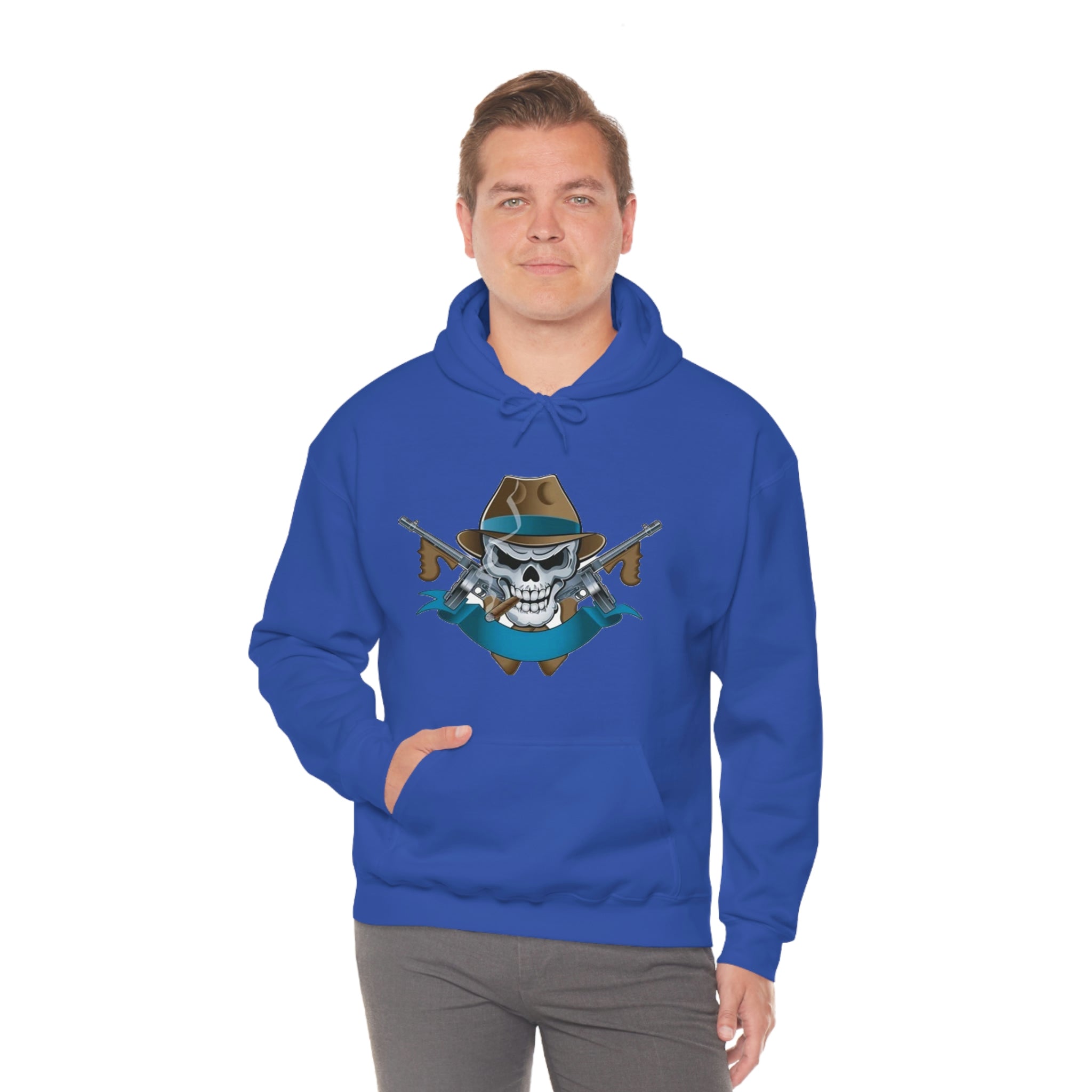 Skullhead- Heavy Blend™ Hooded Sweatshirt
