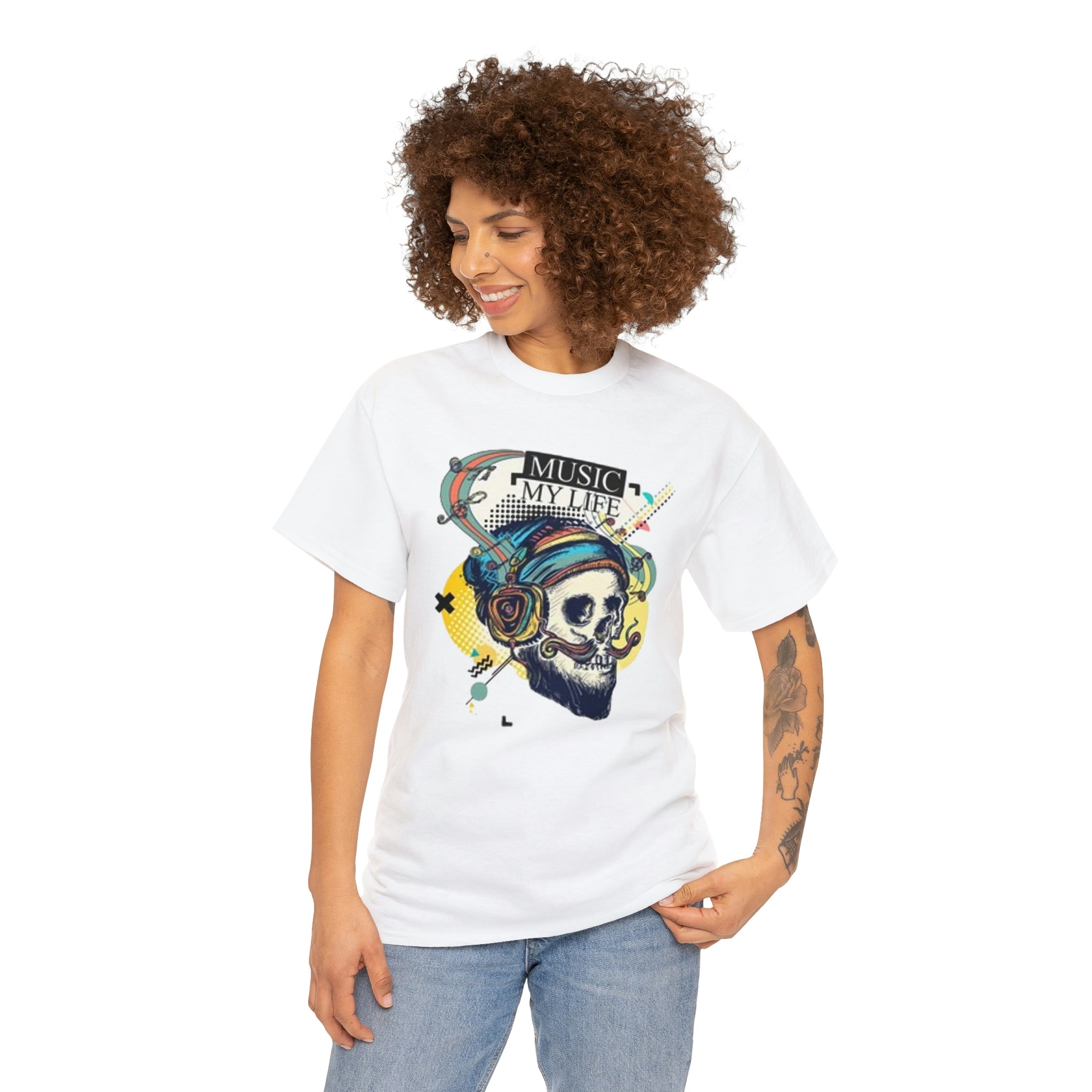 Music my life- Heavy Cotton Tee