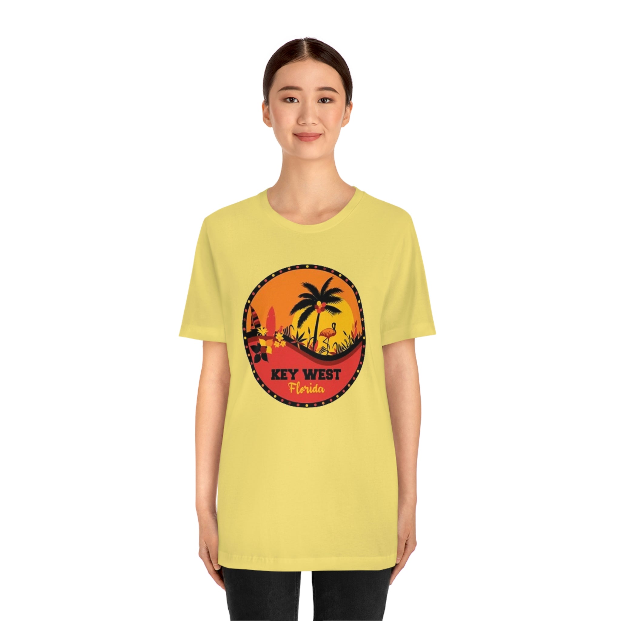 Key west Fl- Unisex Jersey Short Sleeve Tee