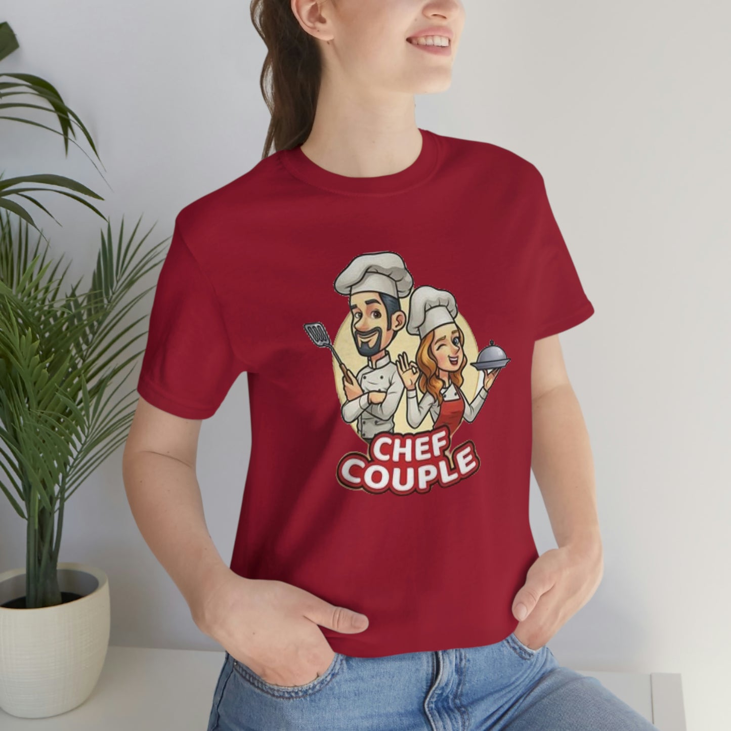 Chef couple- Unisex Jersey Short Sleeve Tee