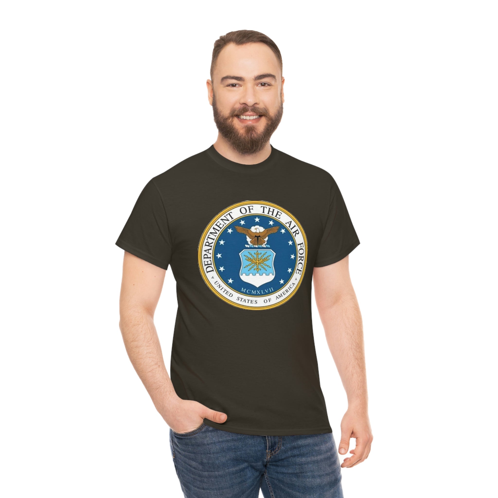Air Force- Heavy Cotton Tee