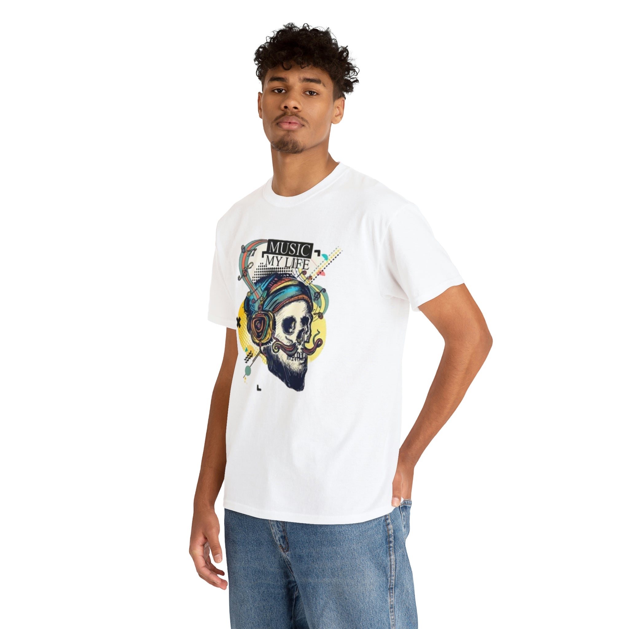 Music my life- Heavy Cotton Tee