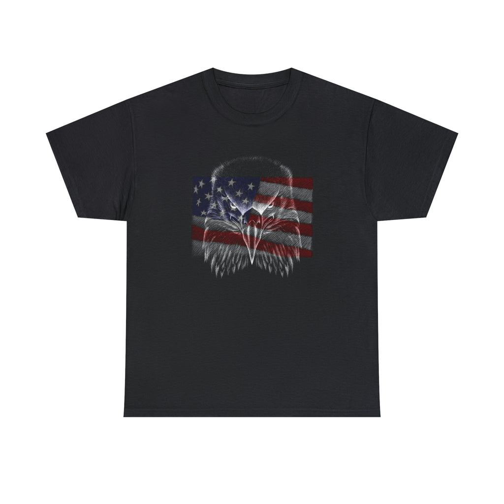 Patriot Eagle- Heavy Cotton Tee