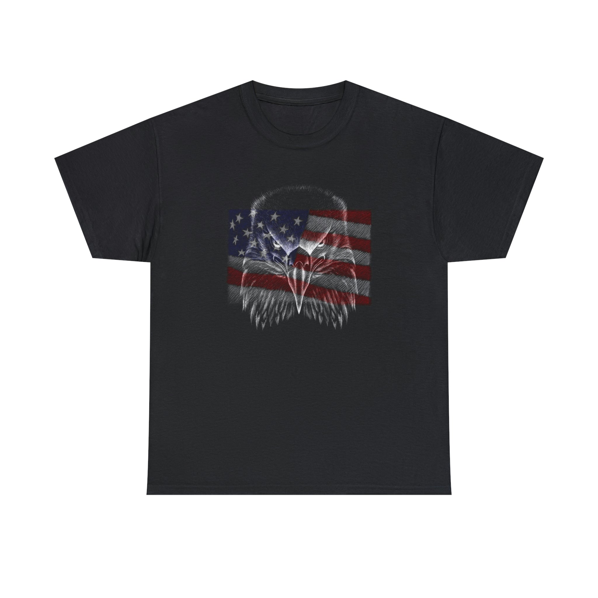 Patriot Eagle- Heavy Cotton Tee