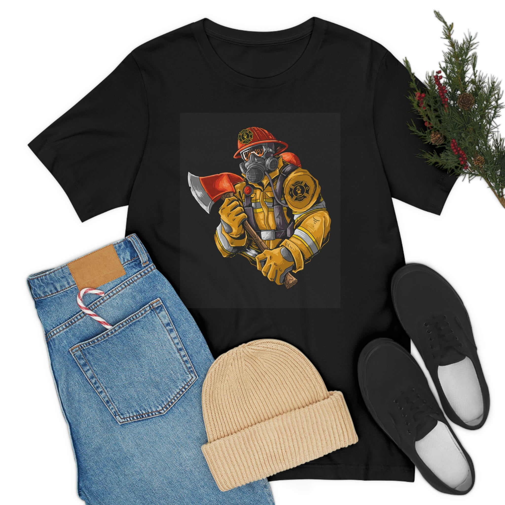 Firefighter- Jersey Short Sleeve Tee