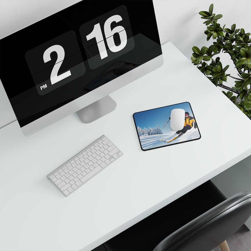 Skiing - Non-Slip Mouse Pads