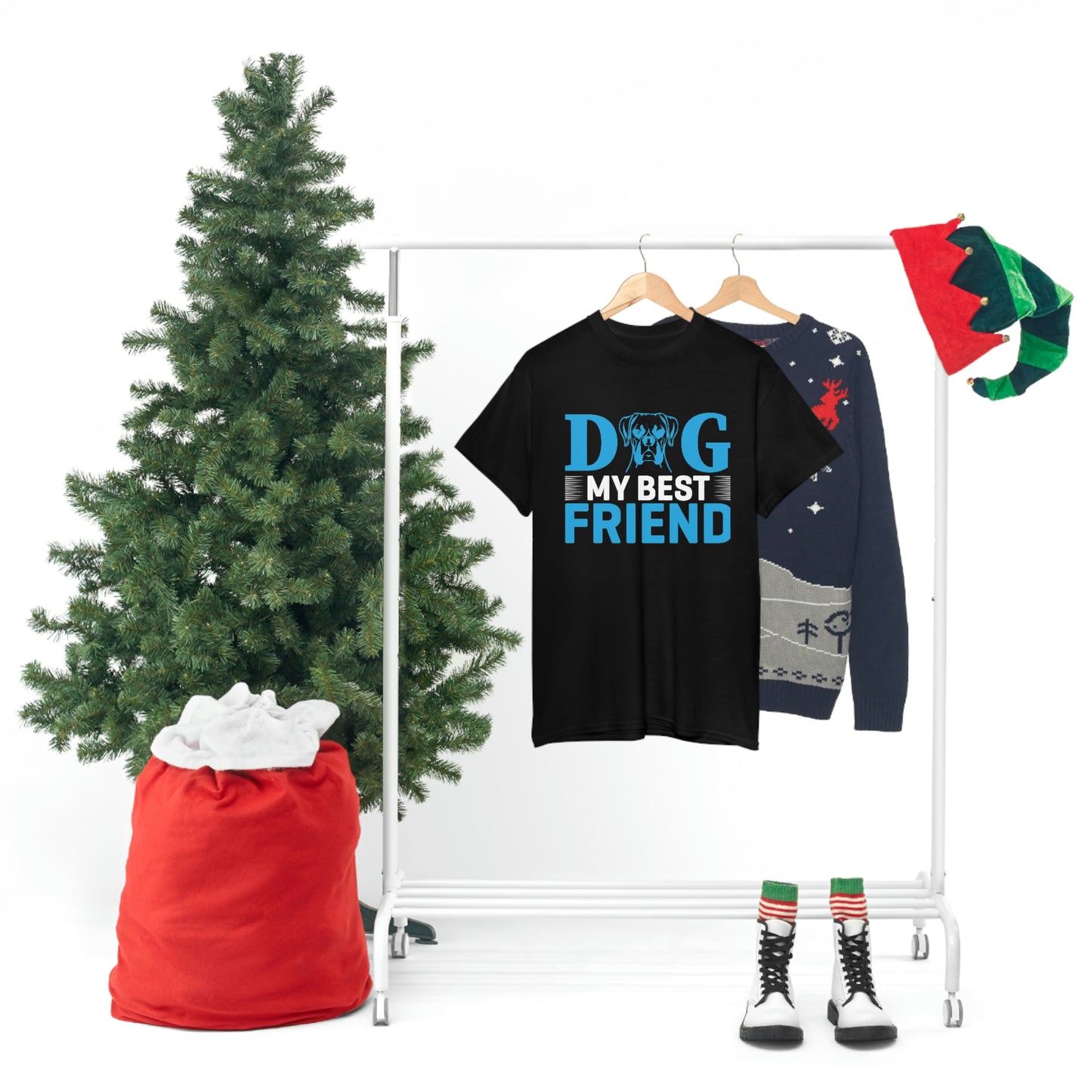 Dog my best friend- Heavy Cotton Tee