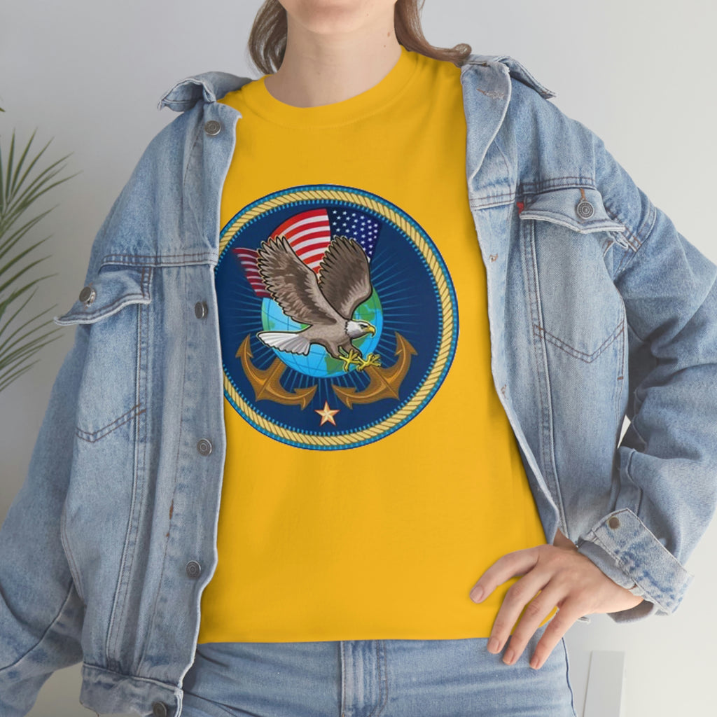 Navy- Unisex Heavy Cotton Tee