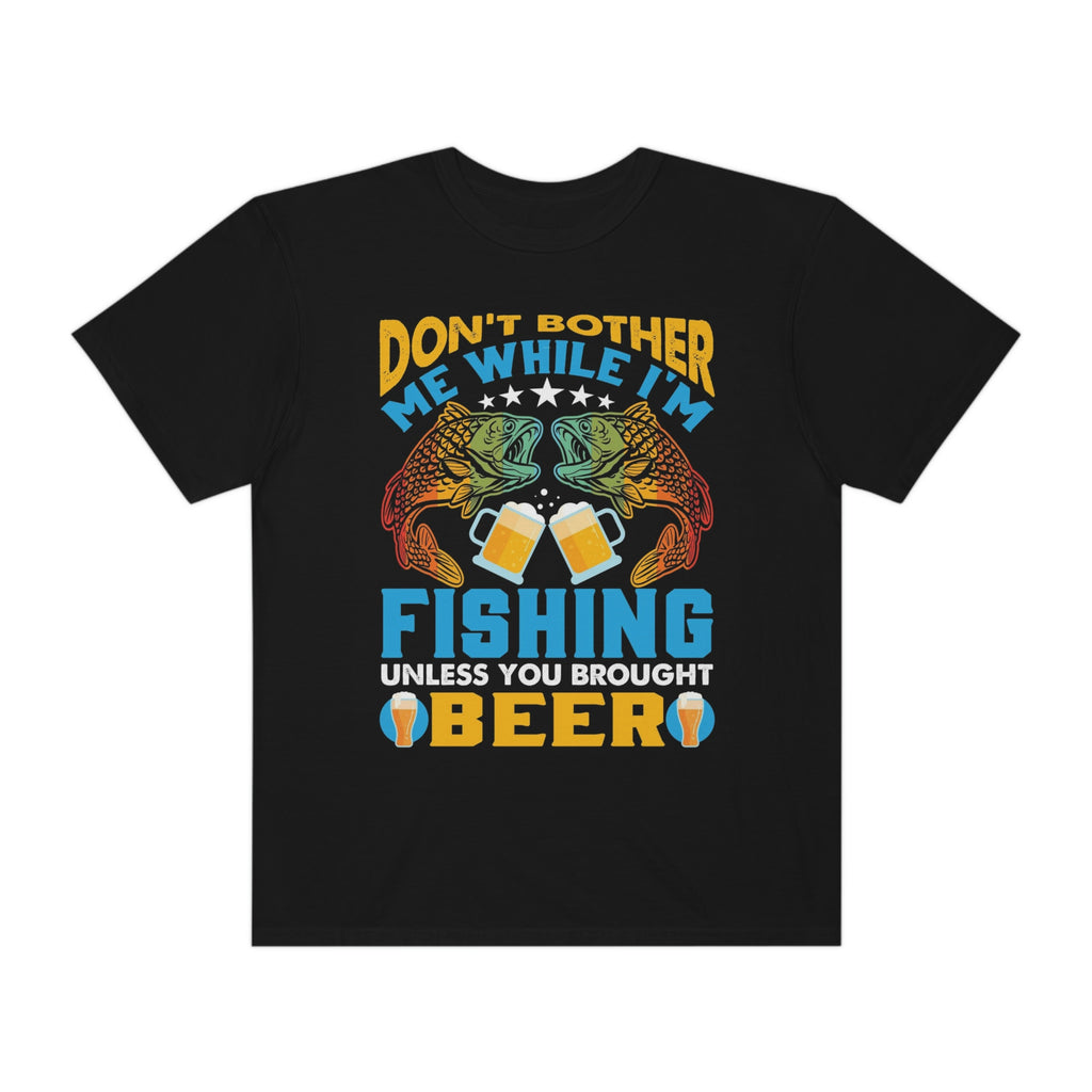 Fishing and beer-  Garment-Dyed T-shirt