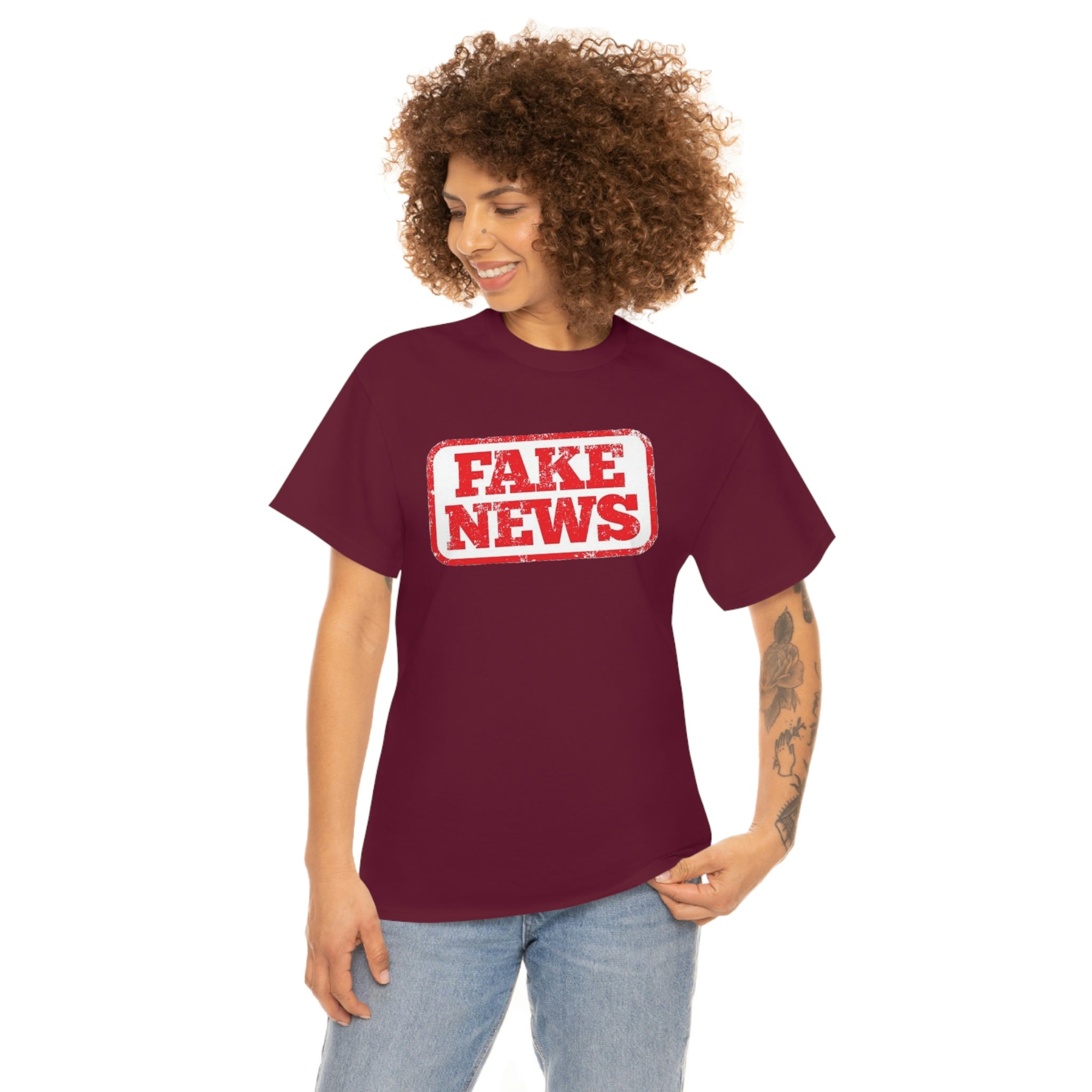 Fake news- Unisex Heavy Cotton Tee