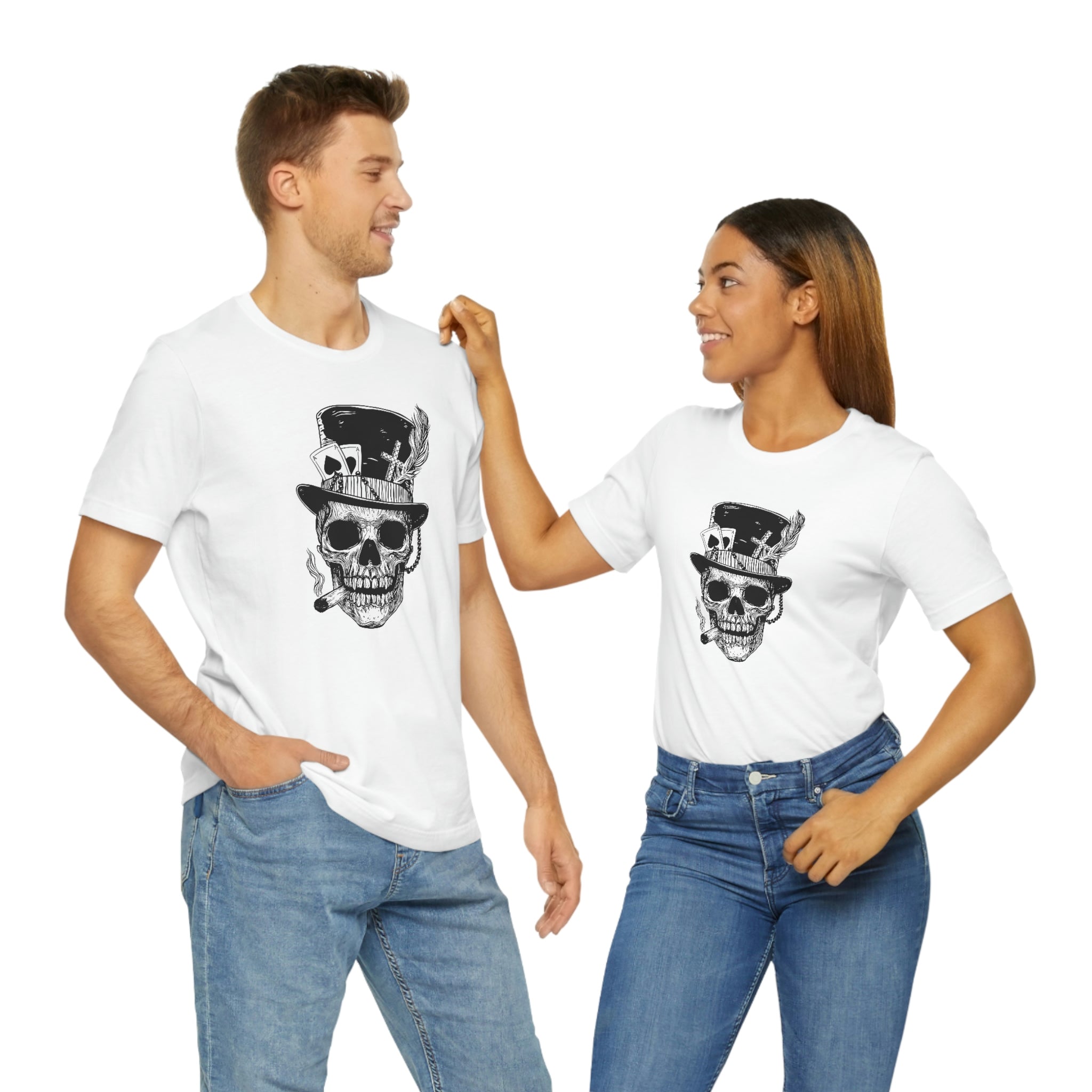 Skull thug- Jersey Short Sleeve Tee