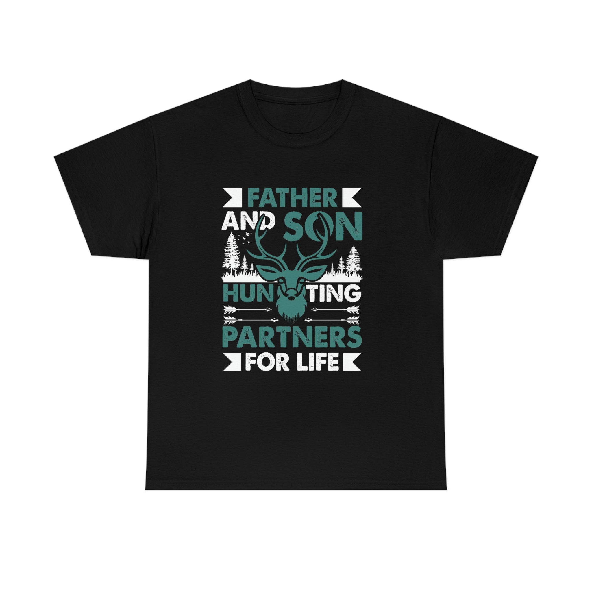 Father and son hunting-  Heavy Cotton Tee