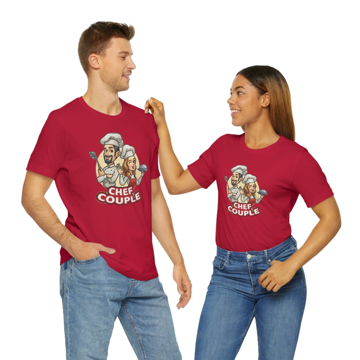 Chef couple- Unisex Jersey Short Sleeve Tee