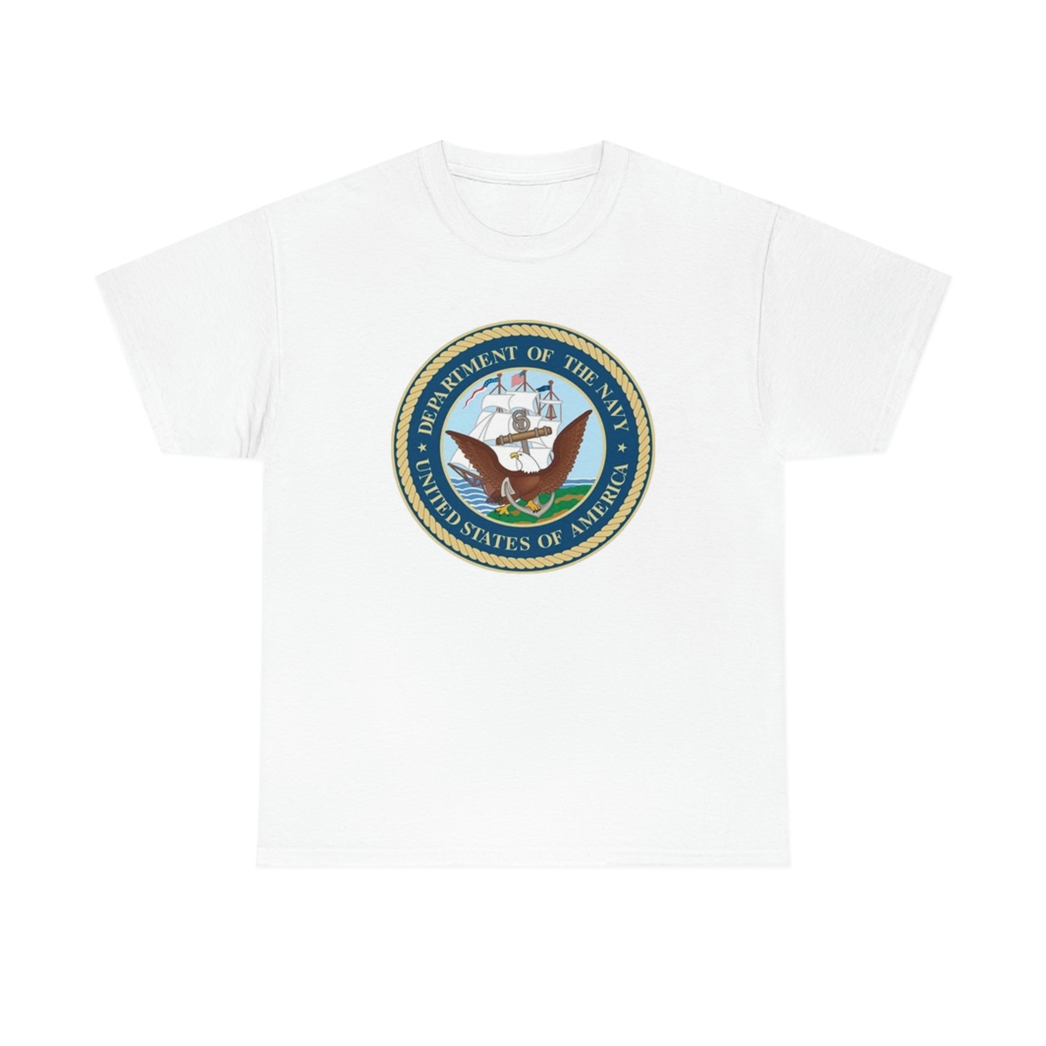 Navy- Unisex Heavy Cotton Tee