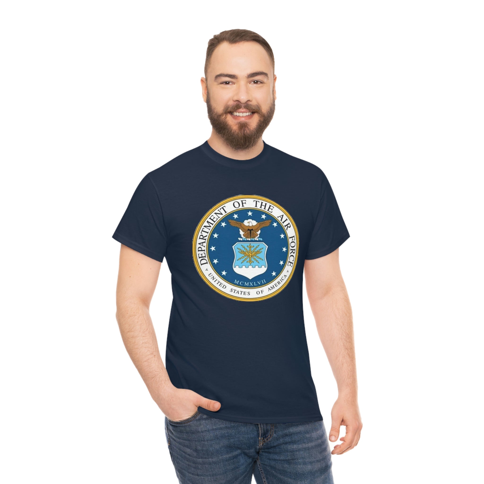 Air Force- Heavy Cotton Tee