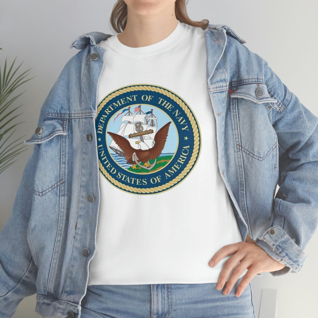 Navy- Unisex Heavy Cotton Tee