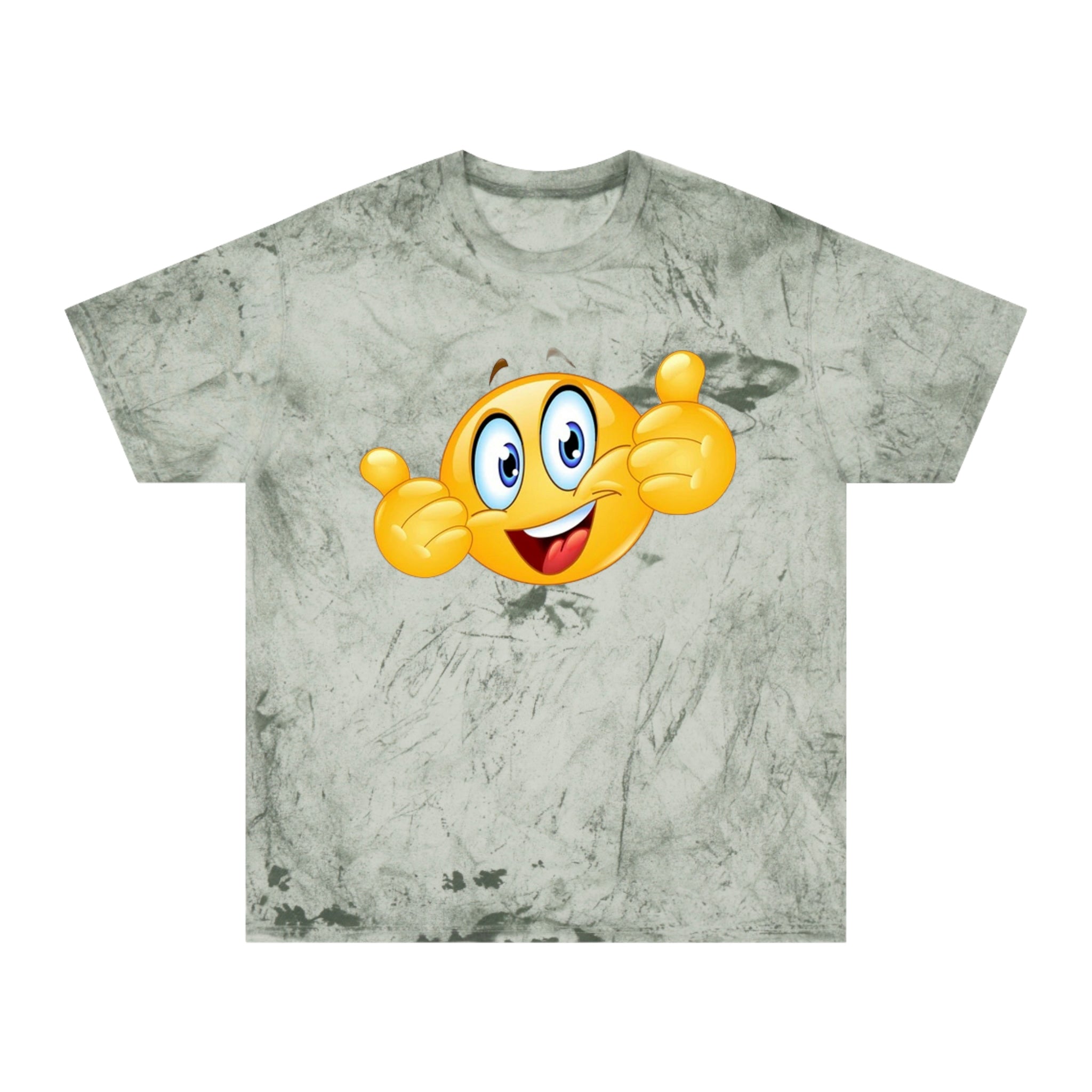 Smiley face— Unisex Color Blast T-Shirt