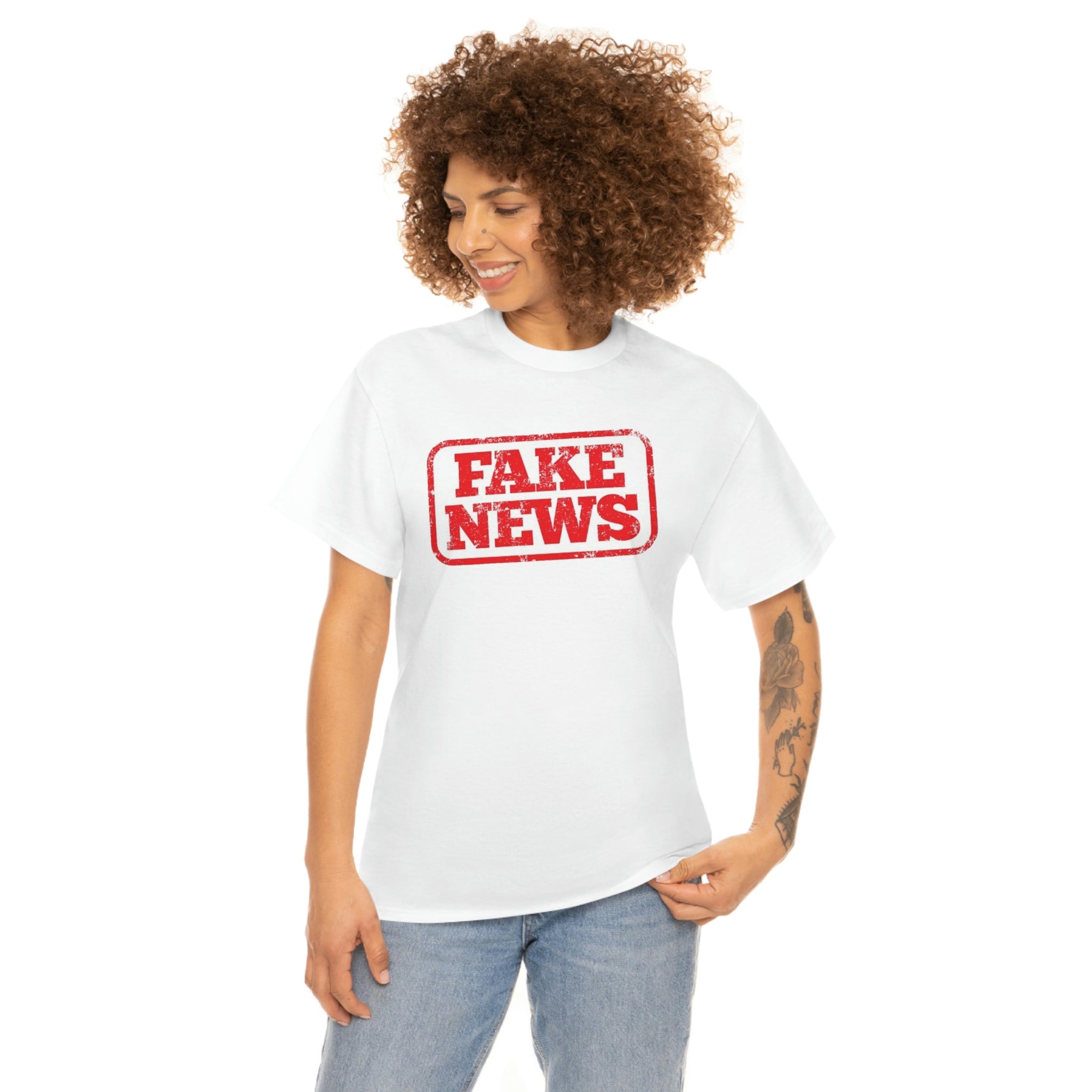 Fake news- Unisex Heavy Cotton Tee