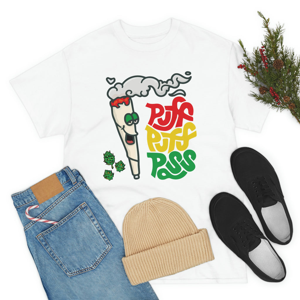 Weed- puff pass- Unisex Heavy Cotton Tee