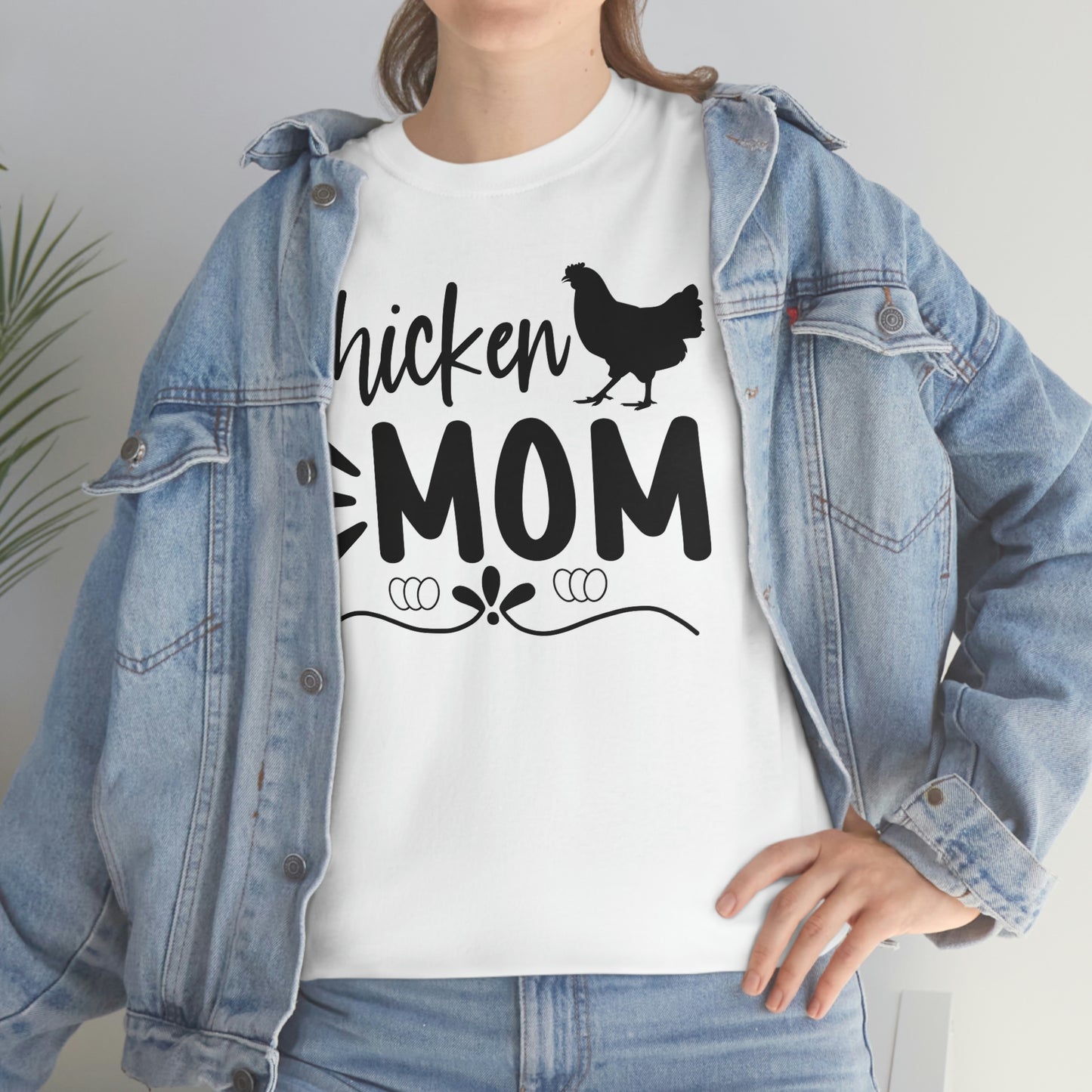 Chicken mom- Heavy Cotton Tee