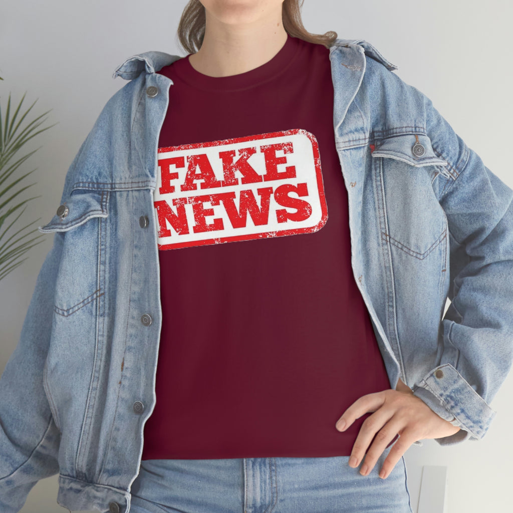 Fake news- Unisex Heavy Cotton Tee