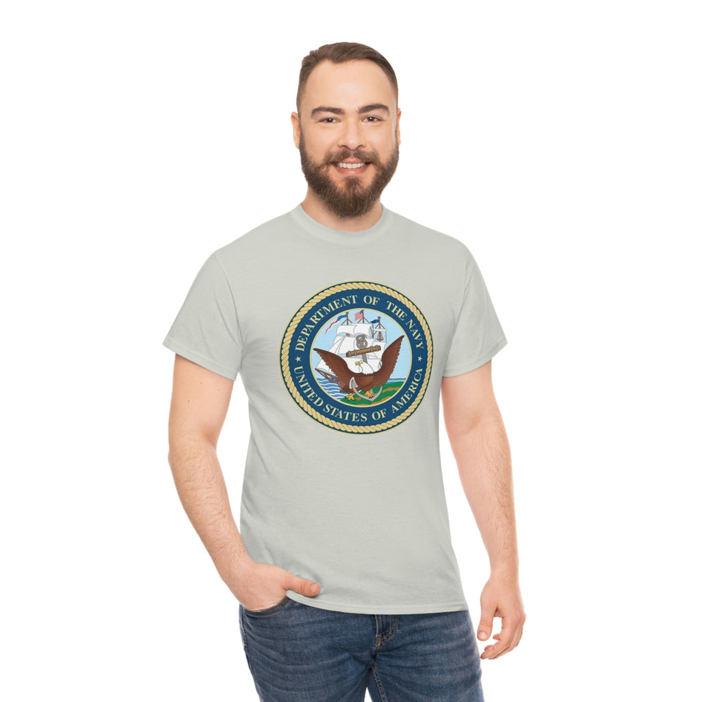 Navy- Unisex Heavy Cotton Tee
