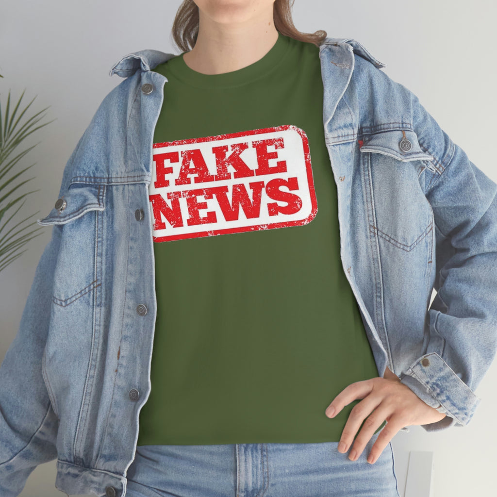 Fake news- Unisex Heavy Cotton Tee