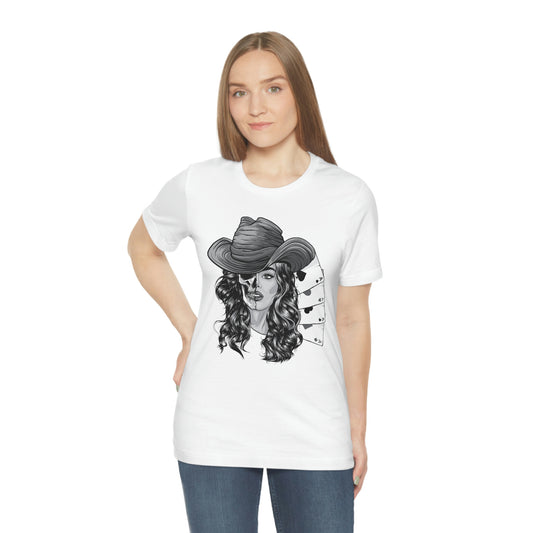 Poker girl-  Jersey Short Sleeve Tee