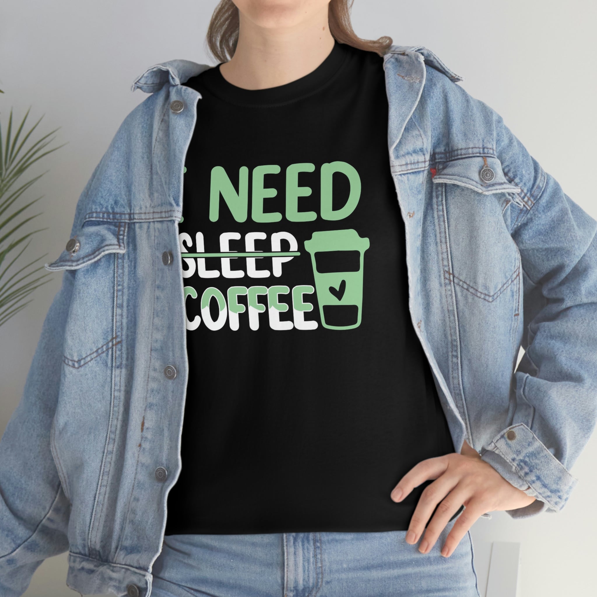 I need coffee- Unisex Heavy Cotton Tee