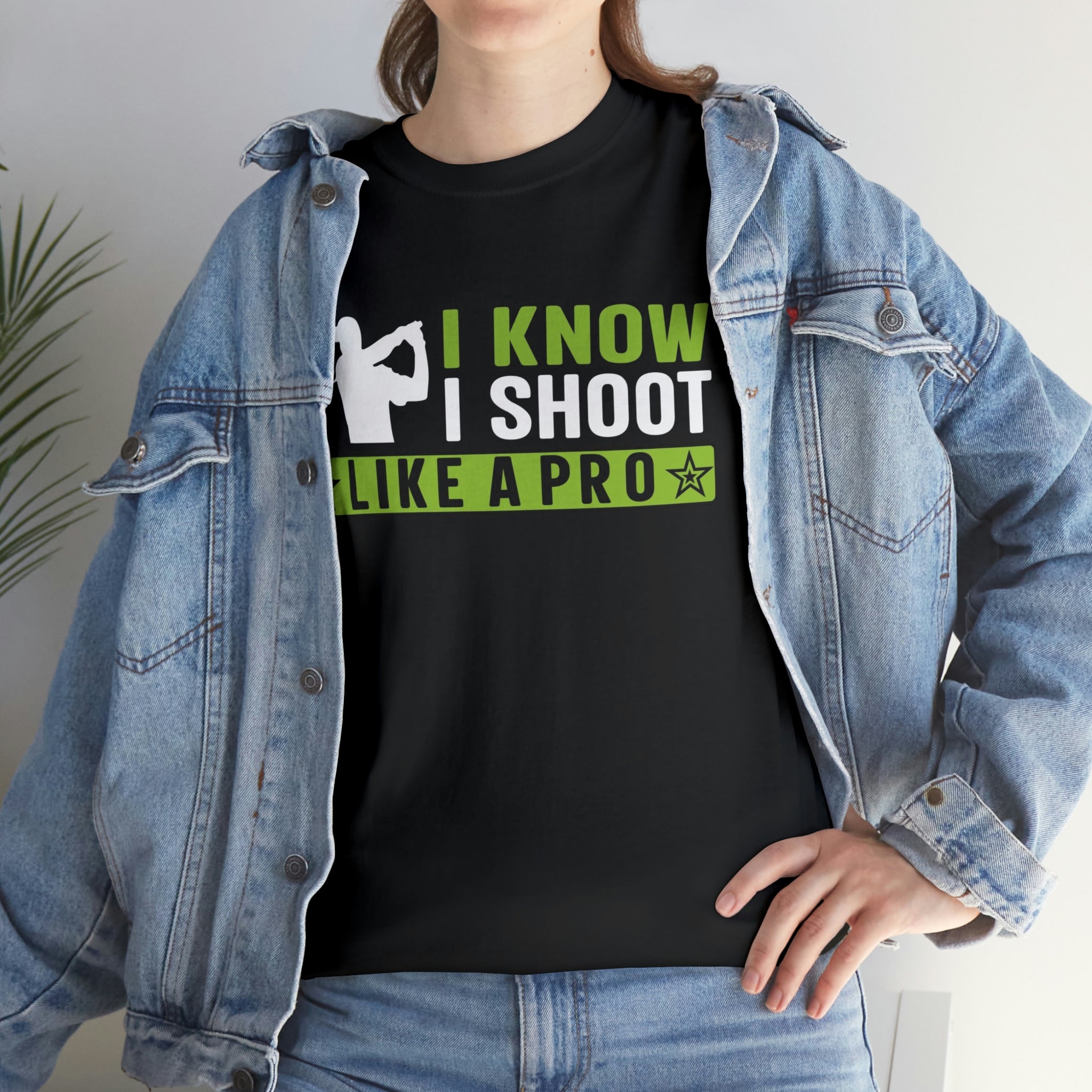 Golf- I shoot like a pro-Heavy Cotton Tee