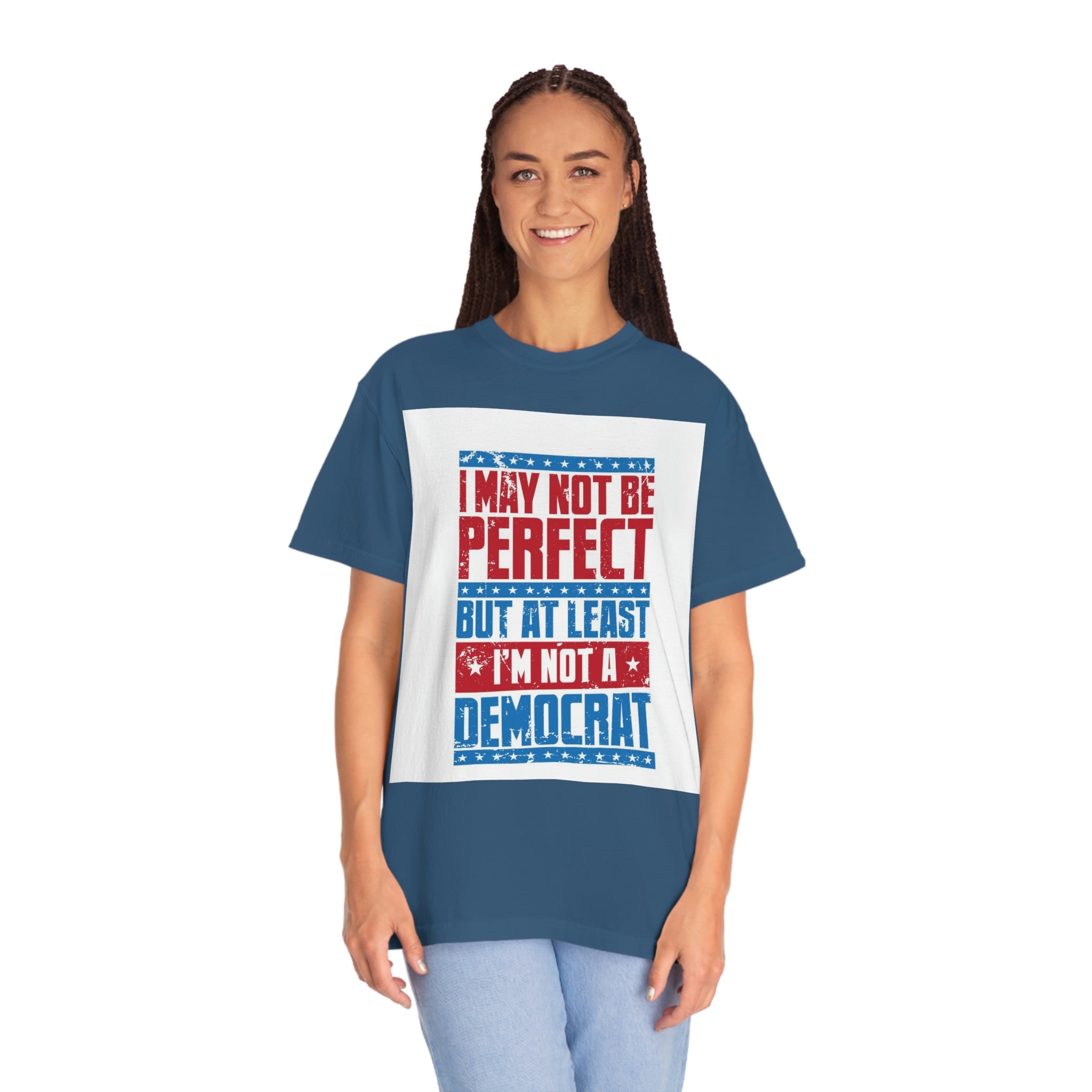 Not a dem- Unisex Garment-Dyed T-shirt