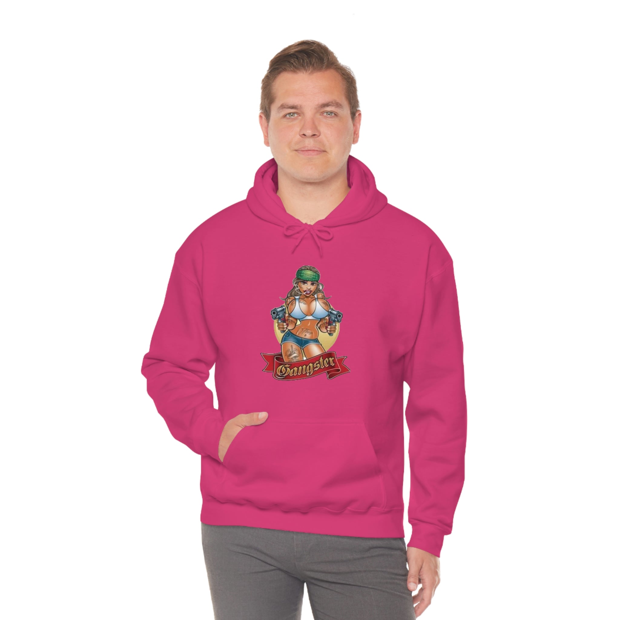 Girl gangster-Heavy Blend™ Hooded Sweatshirt