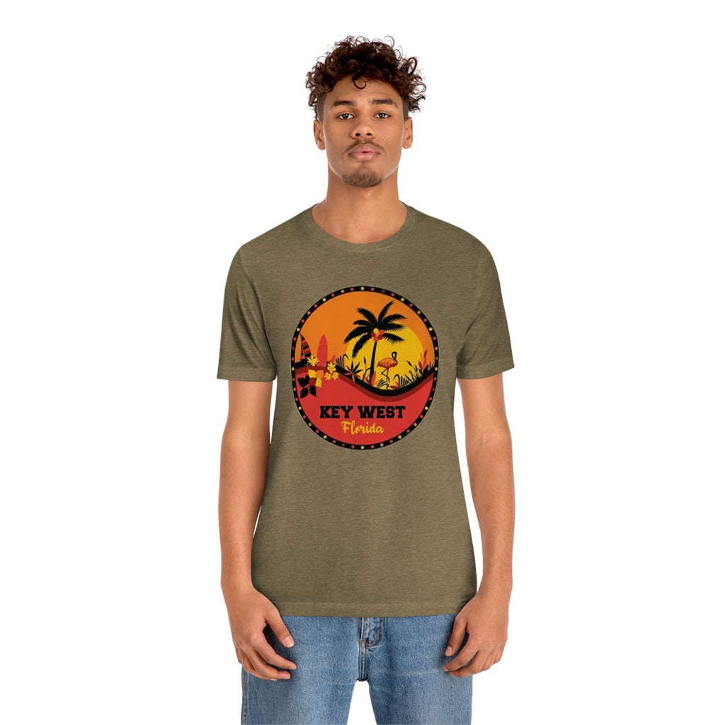 Key west Fl- Unisex Jersey Short Sleeve Tee