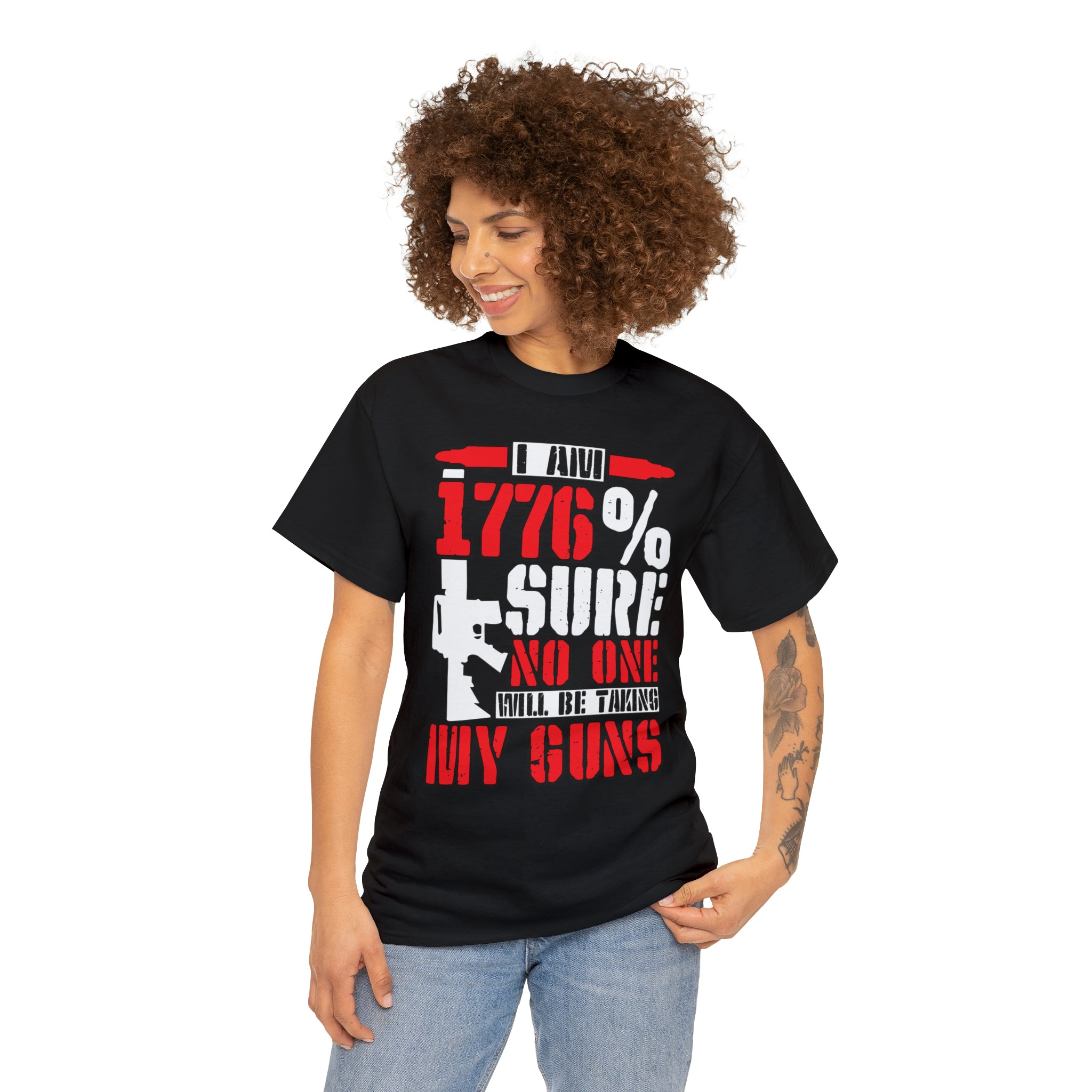 No one will be taking my guns- Heavy Cotton Tee