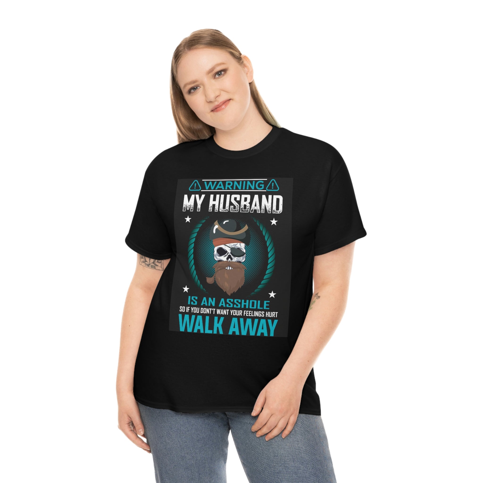 Husband is an asshole- Heavy Cotton Tee