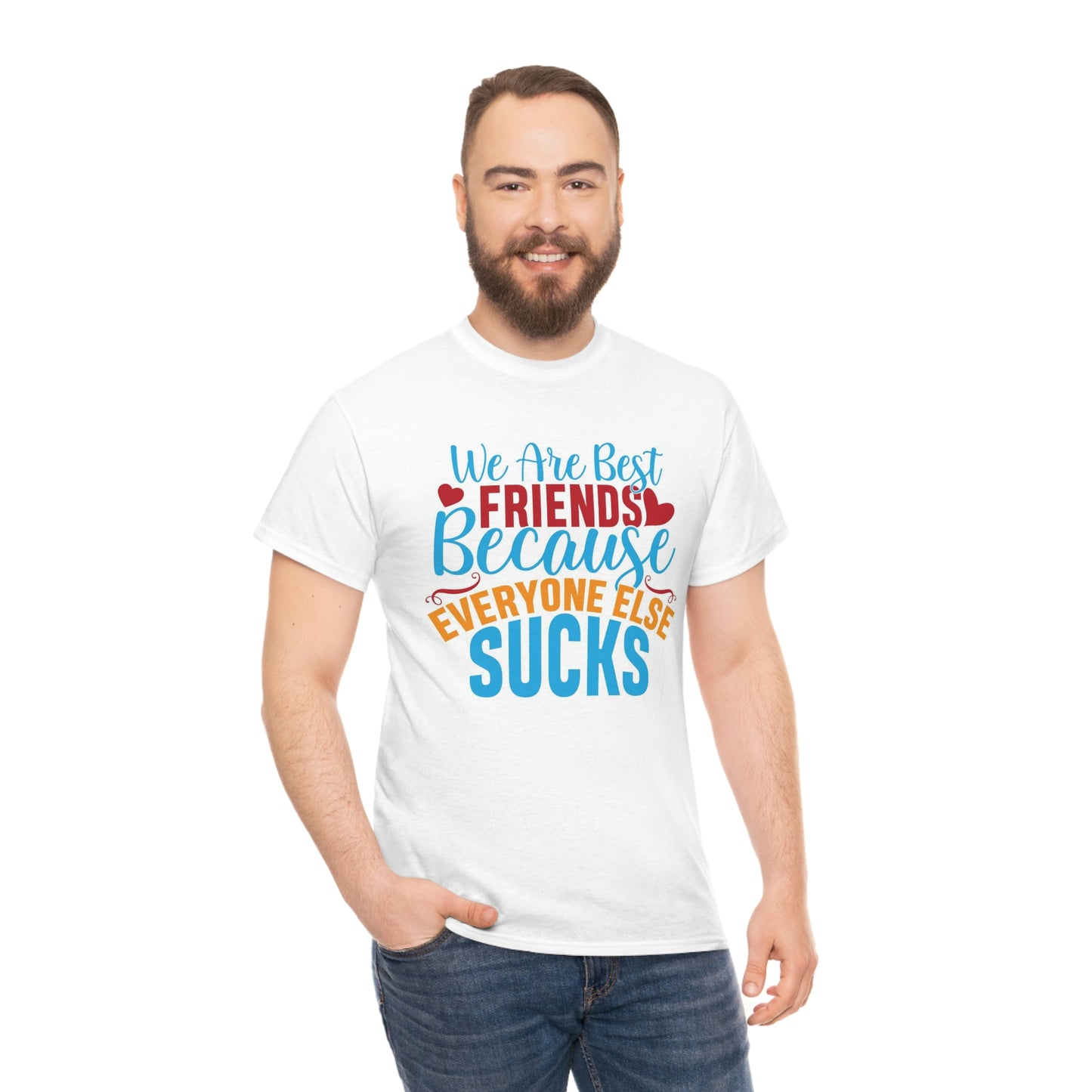 Best friends- Heavy Cotton Tee