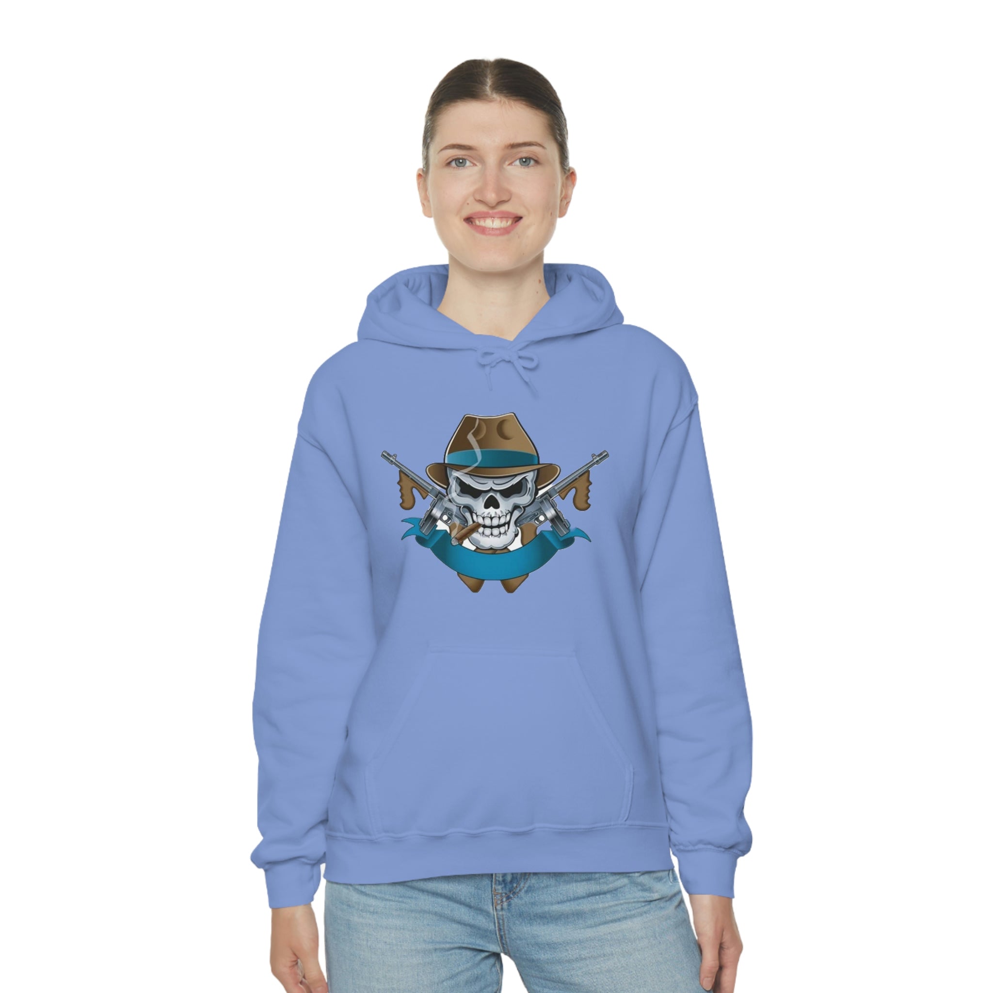Skullhead- Heavy Blend™ Hooded Sweatshirt
