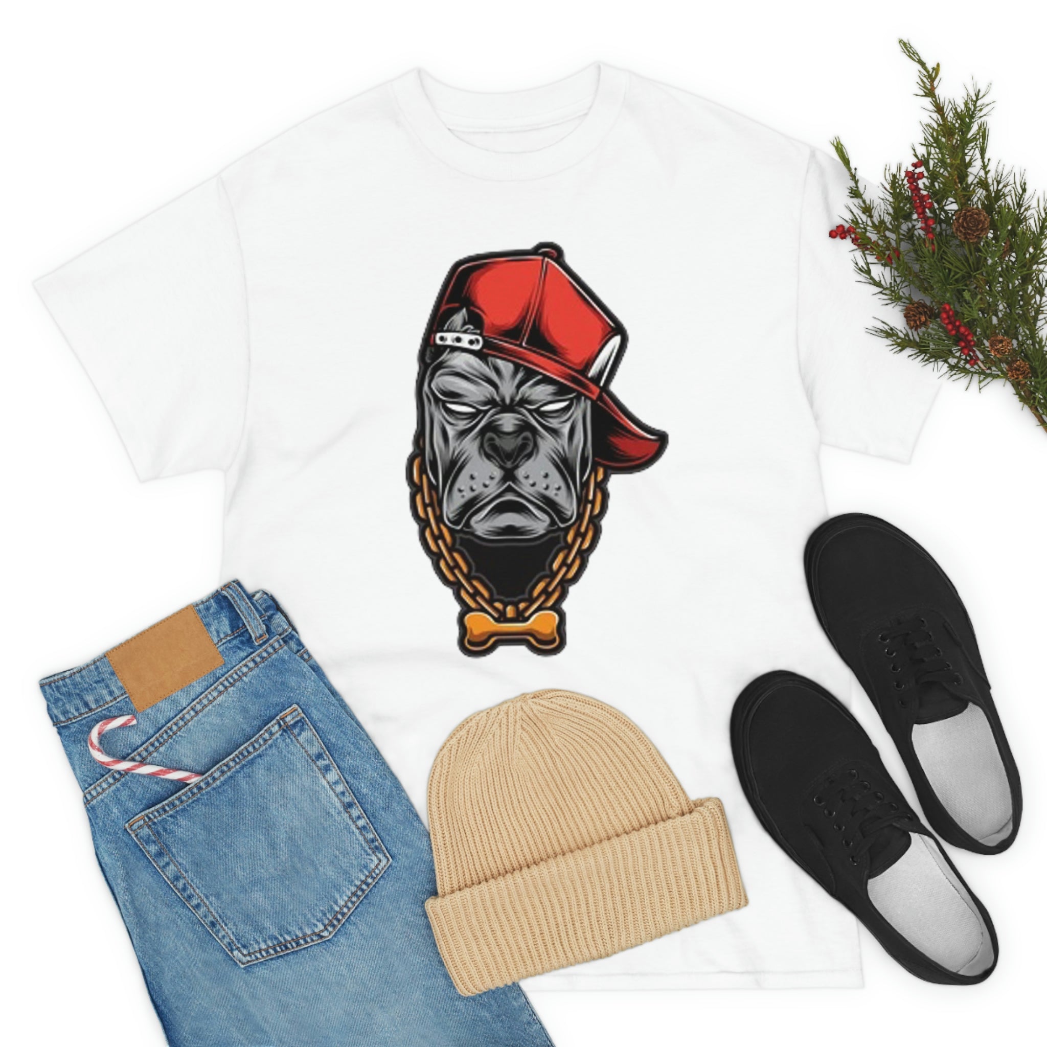 Gangster dog- Heavy Cotton Tee