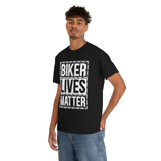 Biker lives matter- Unisex Heavy Cotton Tee